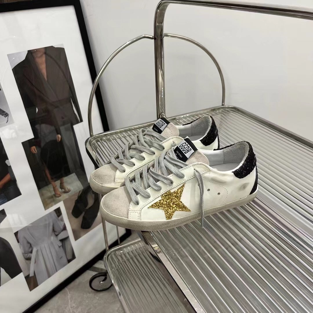 Golden Goose Vintage Distressed Sneakers #261