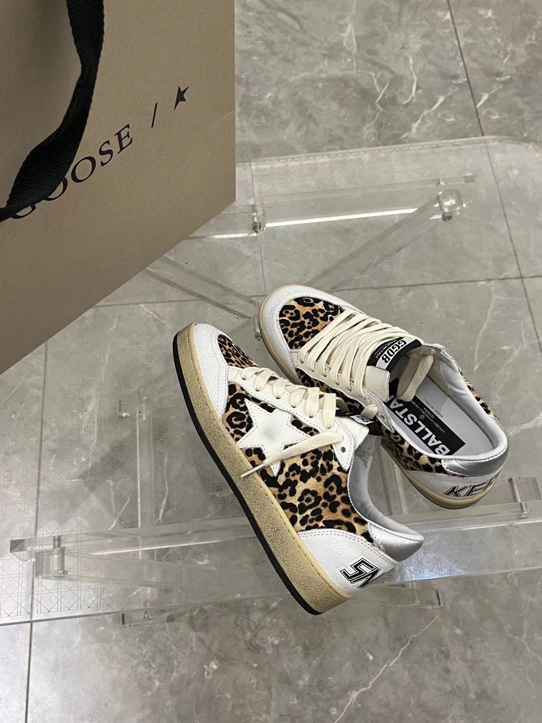 Golden Goose Vintage Distressed Sneakers #043