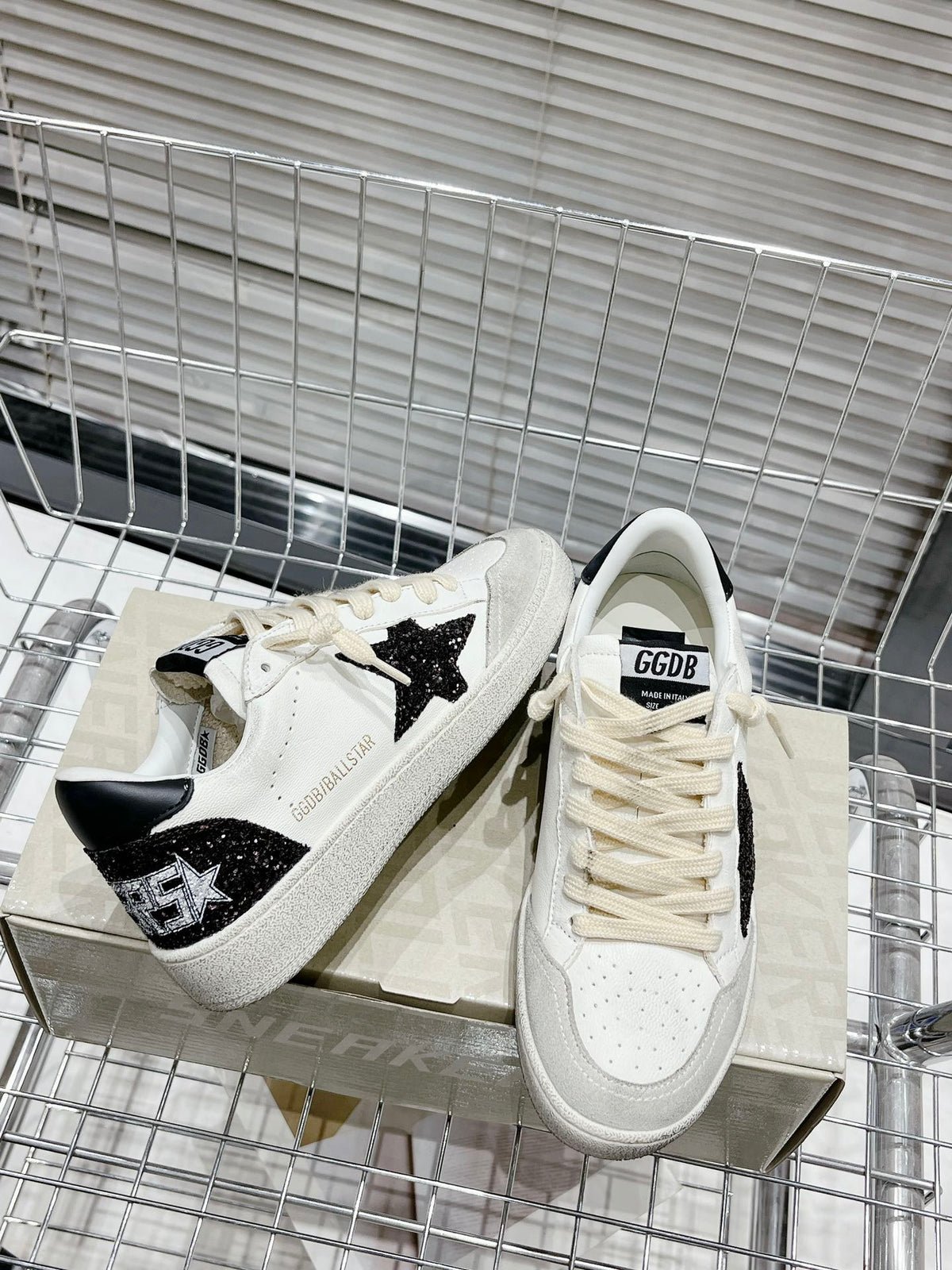 Golden Goose Vintage Distressed Sneakers #125