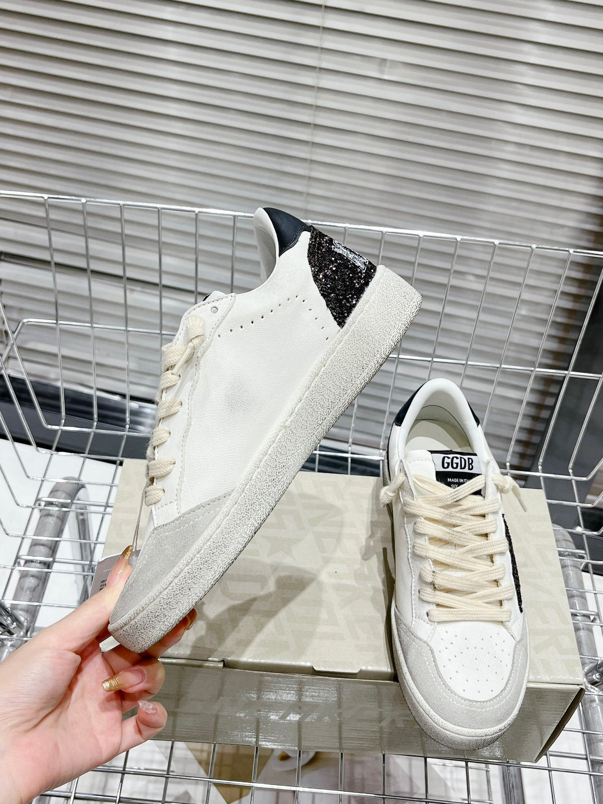 Golden Goose Vintage Distressed Sneakers #125