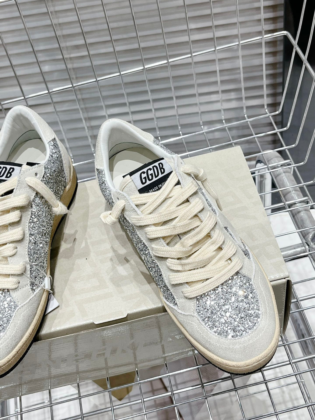 Golden Goose Vintage Distressed Sneakers #133