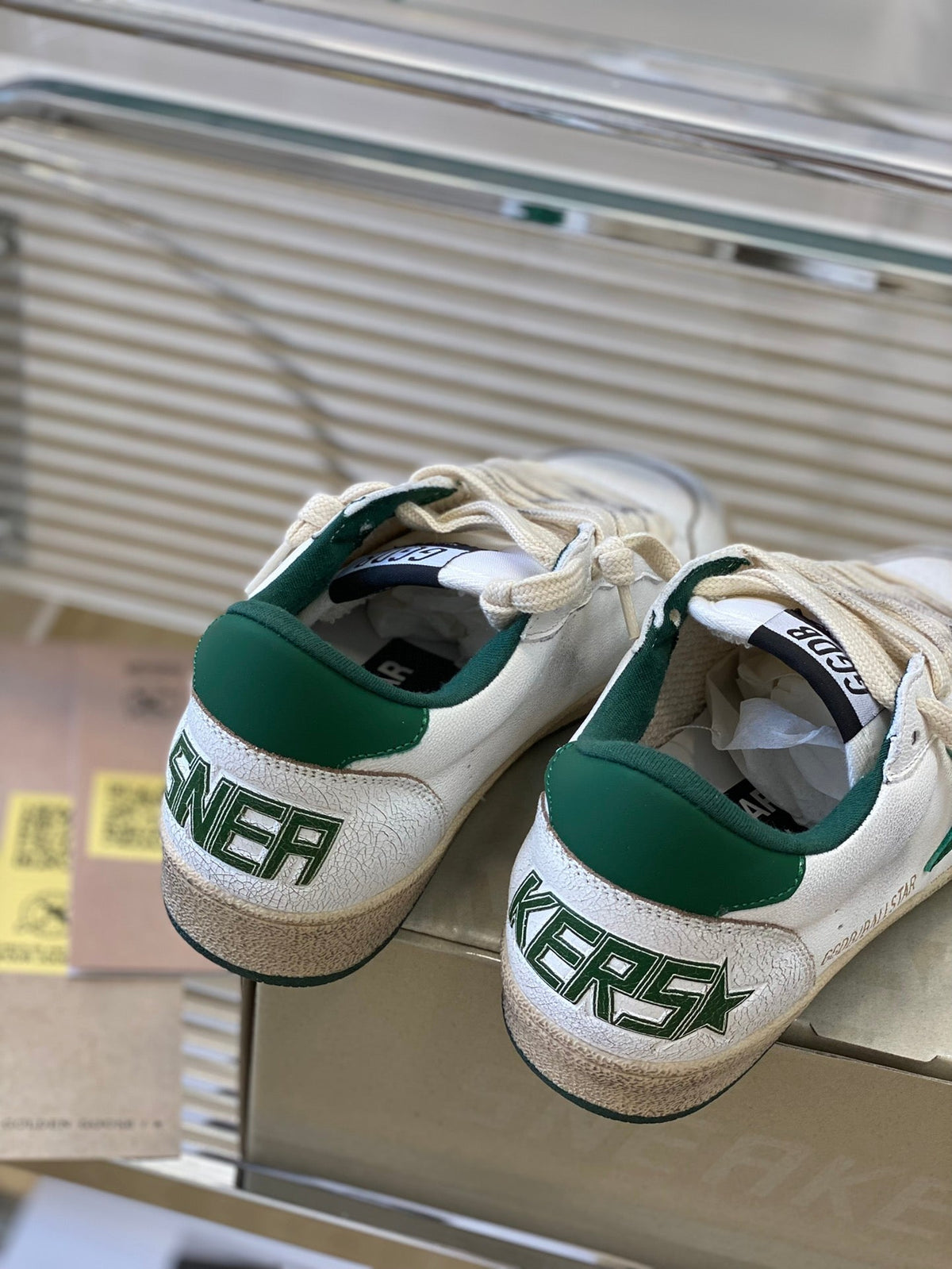 Golden Goose Vintage Distressed Sneakers #129