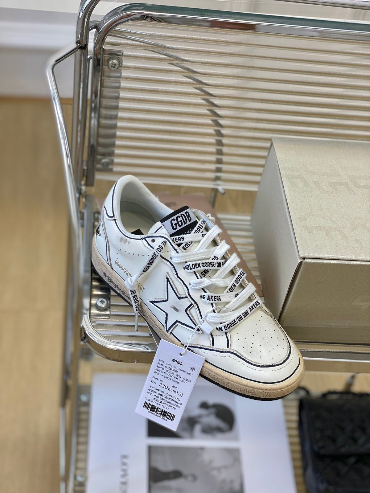 Golden Goose Vintage Distressed Sneakers #119