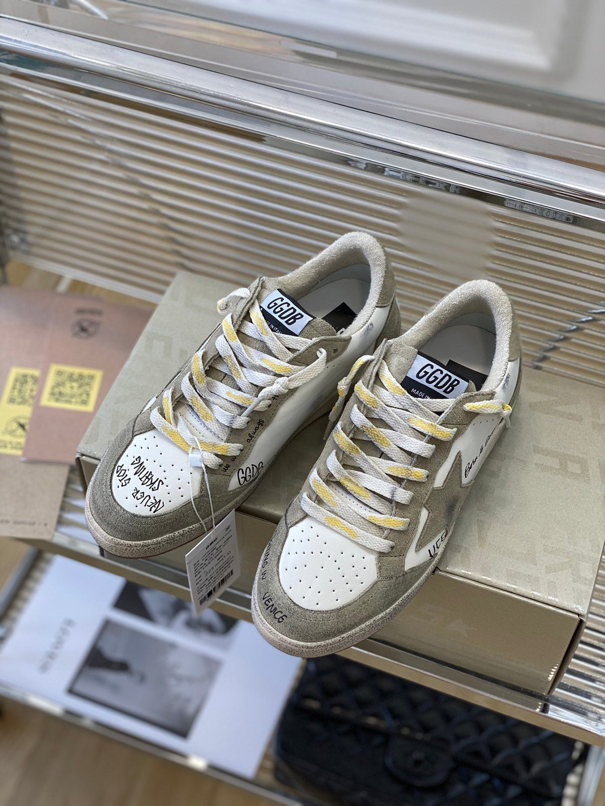Golden Goose Vintage Distressed Sneakers #242