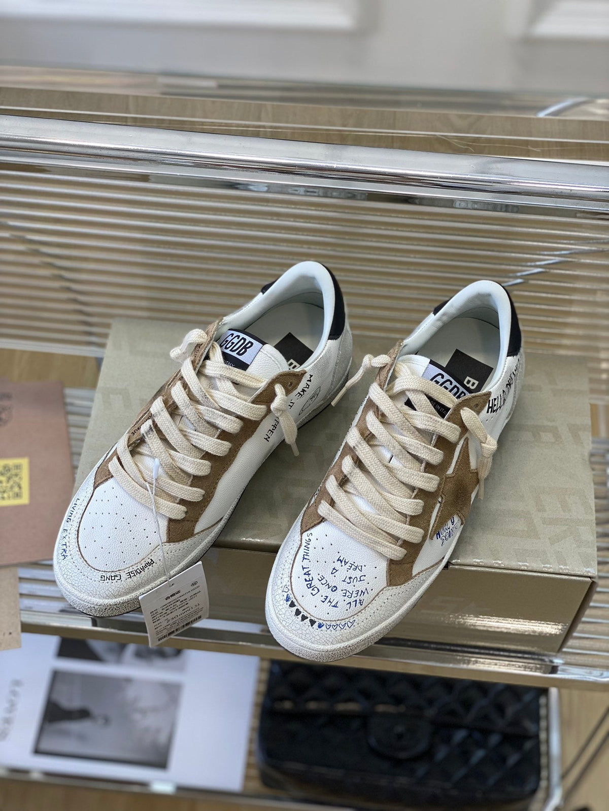 Golden Goose Vintage Distressed Sneakers #284