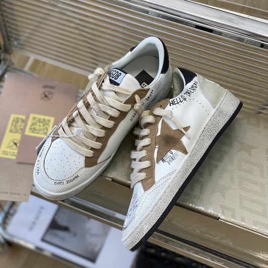 Golden Goose Vintage Distressed Sneakers #284