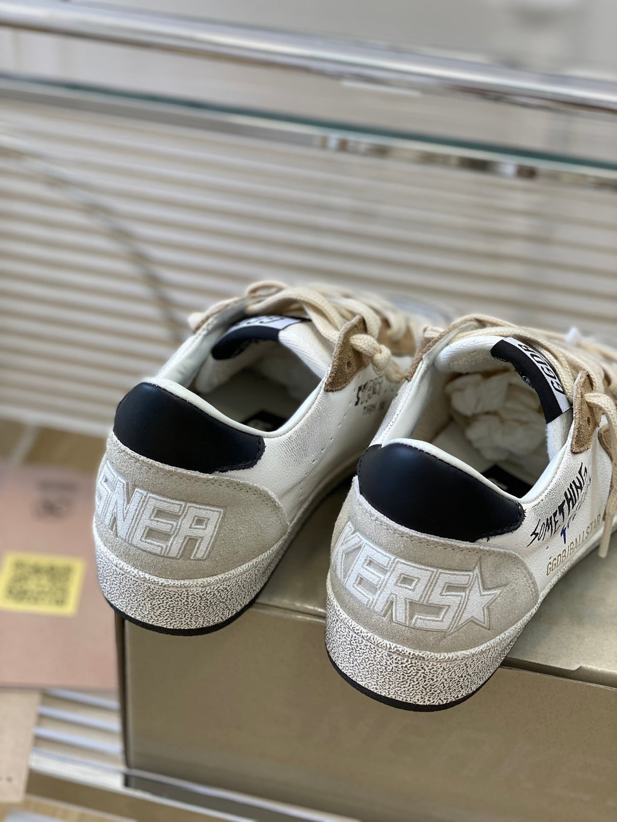 Golden Goose Vintage Distressed Sneakers #284