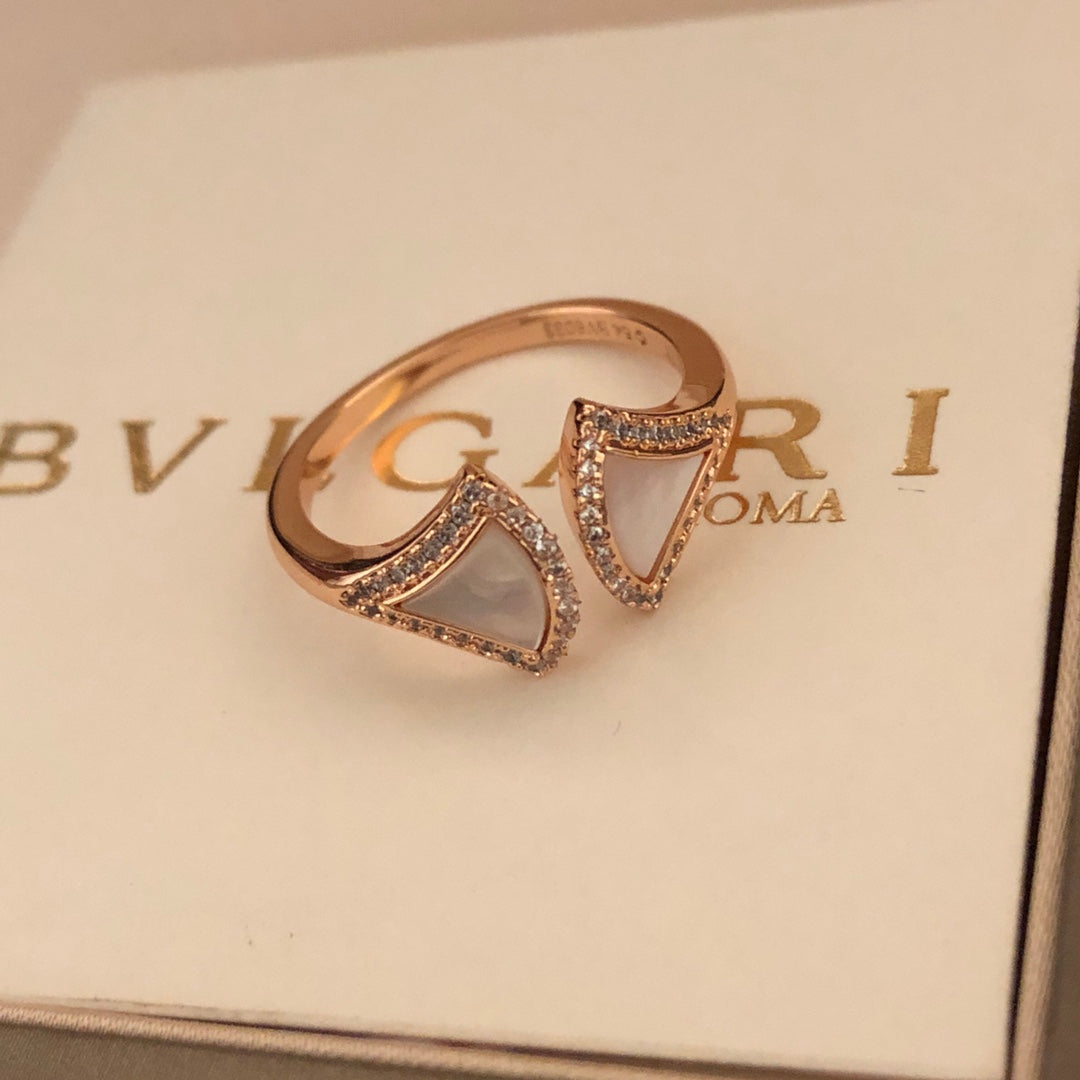 BVLGARI Pearl Gold-Plated Ring