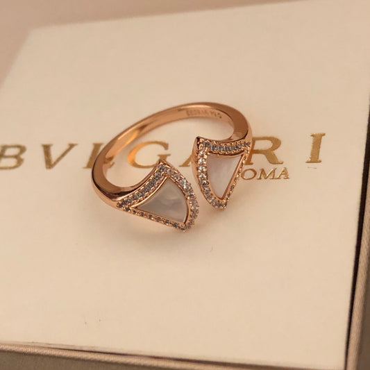 BVLGARI Pearl Gold-Plated Ring
