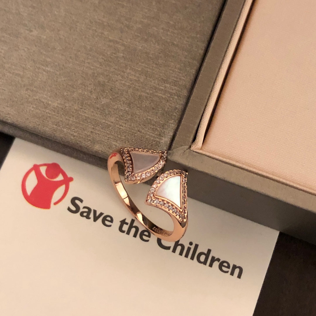 BVLGARI Pearl Gold-Plated Ring