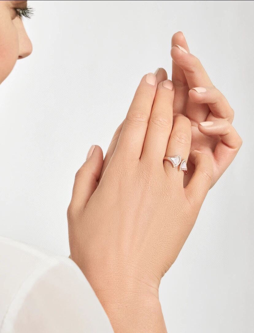 BVLGARI Pearl Gold-Plated Ring