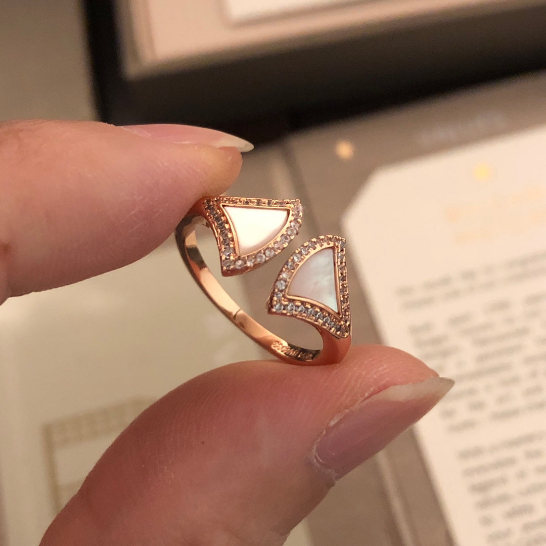 BVLGARI Pearl Gold-Plated Ring