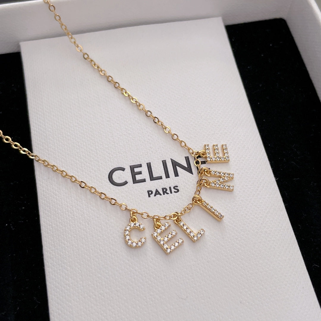 CELINE Crystal Necklace