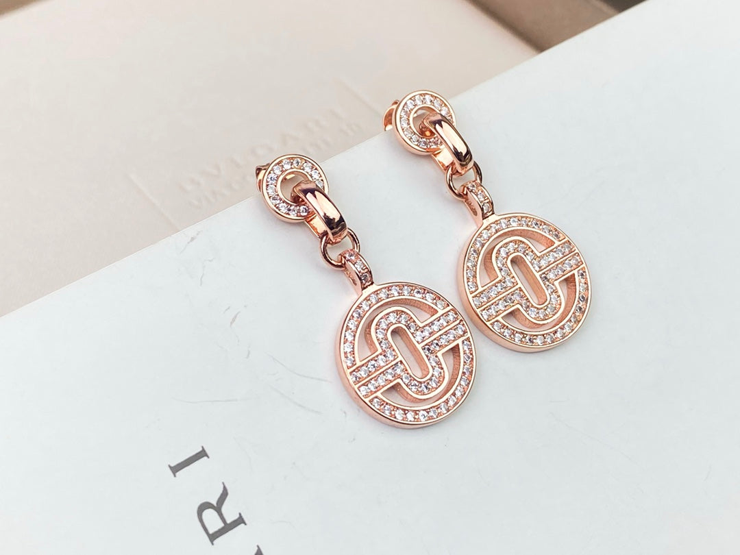 BVLGARI 925 Silver Earrings