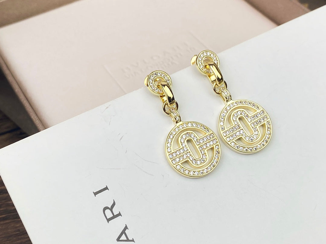 BVLGARI 925 Silver Earrings