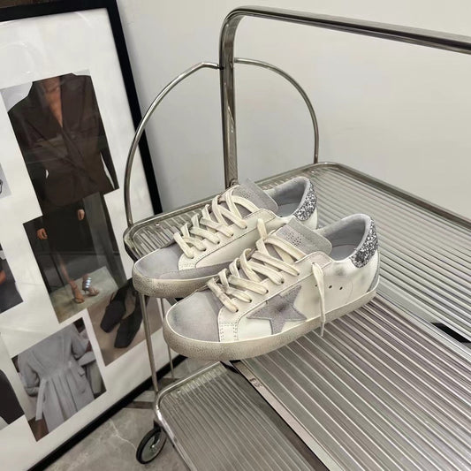 Golden Goose Vintage Distressed Sneakers #262