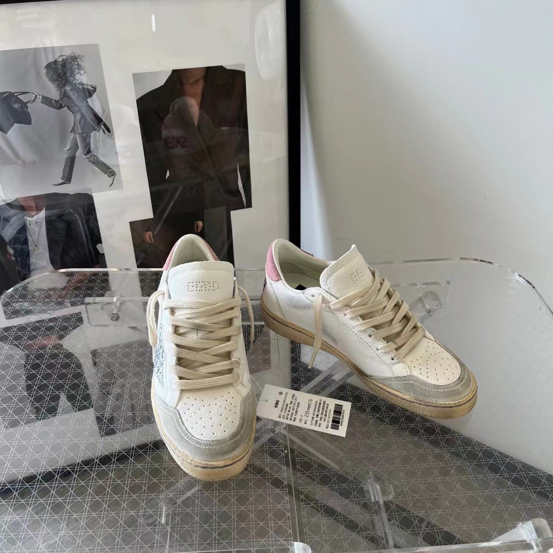 Golden Goose Vintage Distressed Sneakers #157