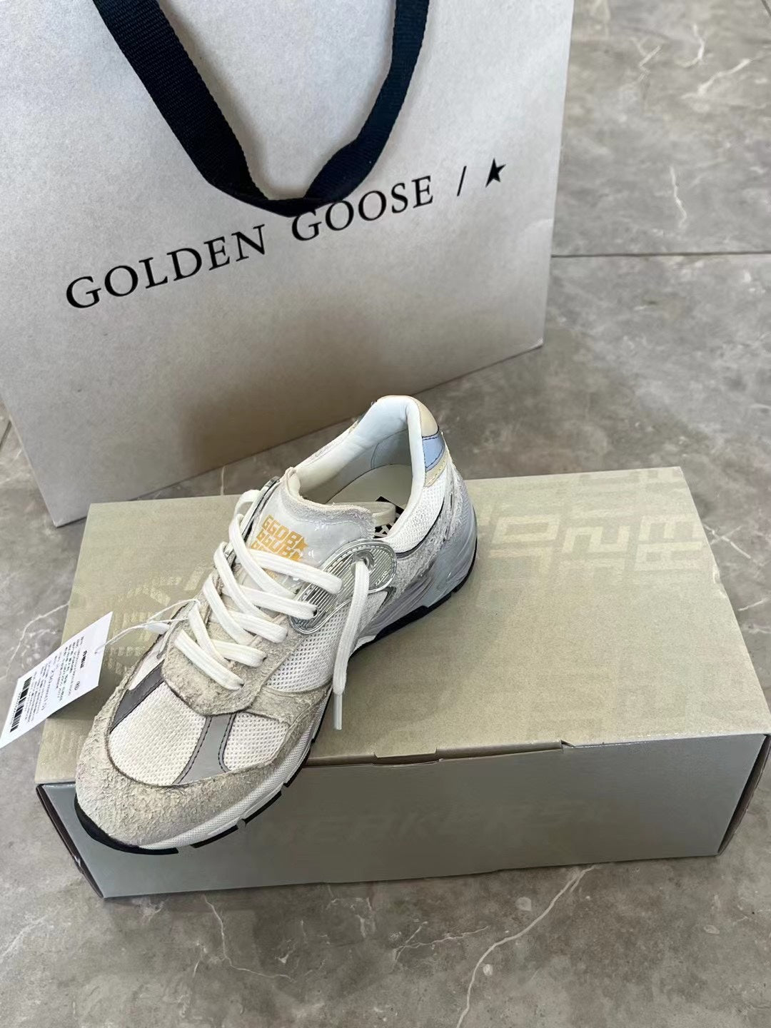 Golden Goose Vintage Distressed Sneakers #279