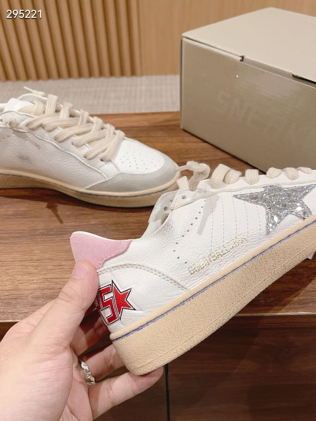 Golden Goose Vintage Distressed Sneakers #111