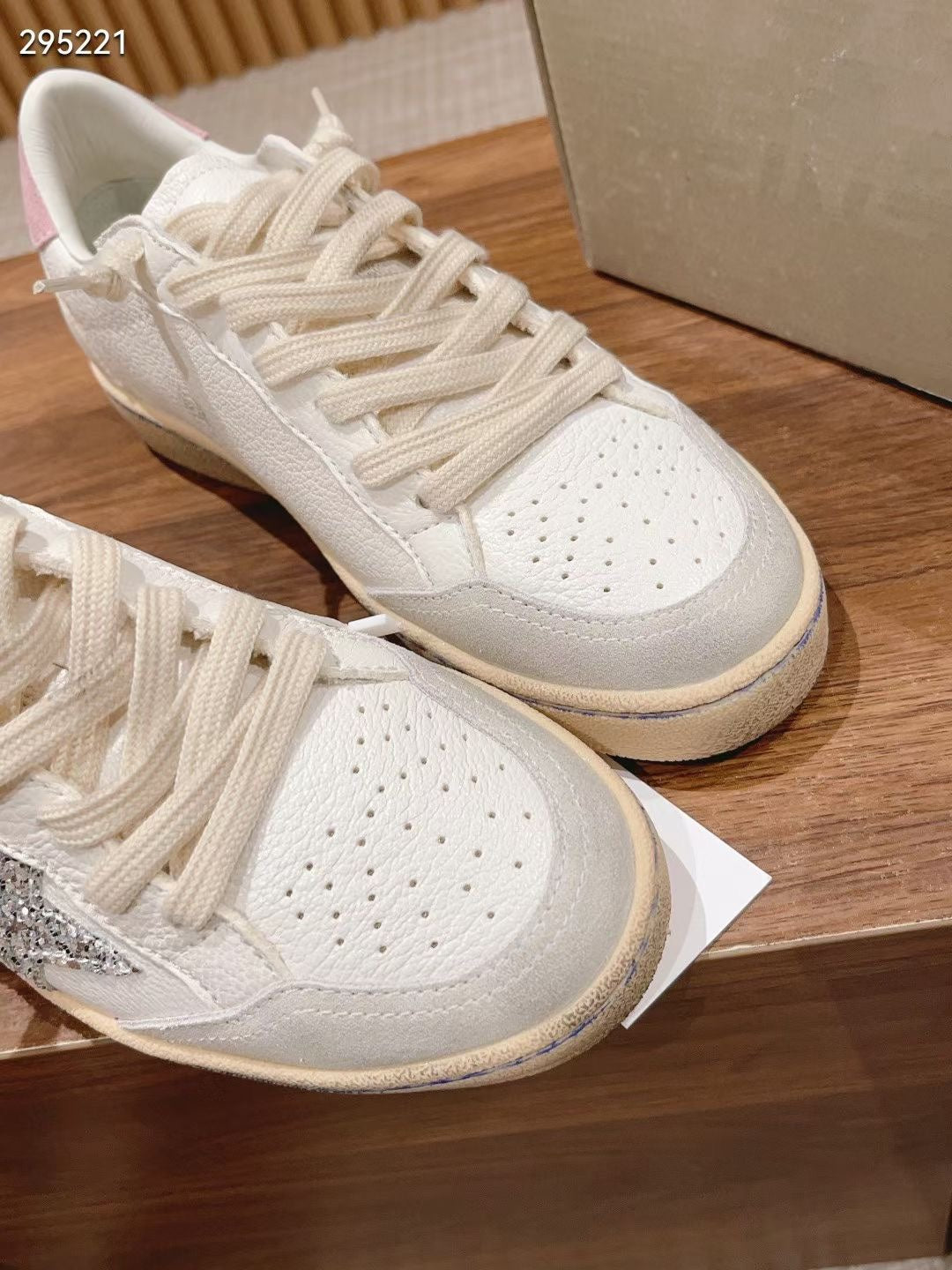 Golden Goose Vintage Distressed Sneakers #111
