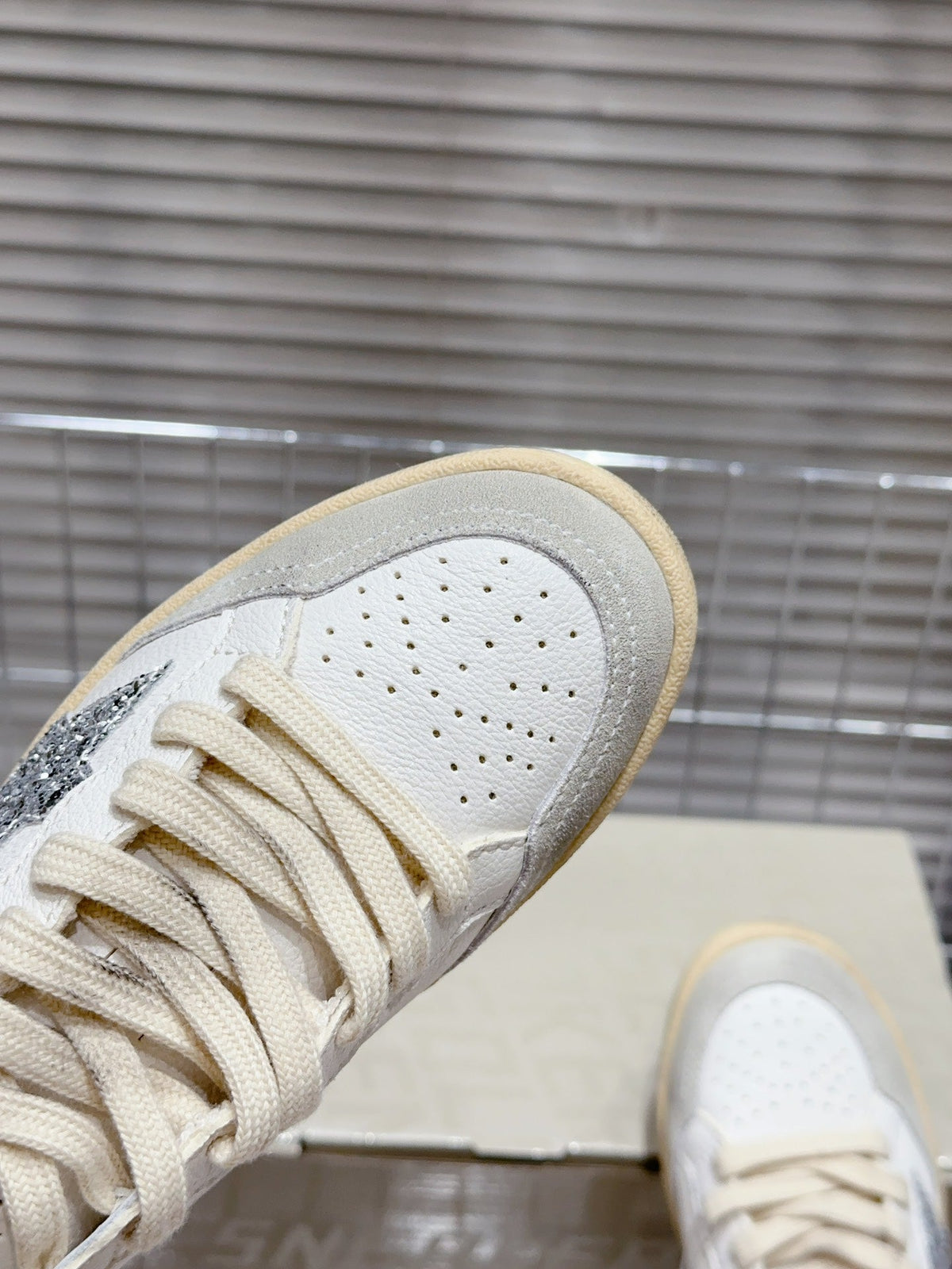 Golden Goose Vintage Distressed Sneakers #126
