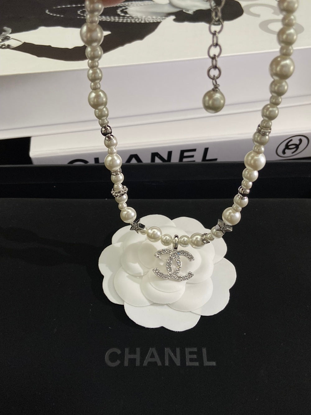 Chanel Pearl Earrings