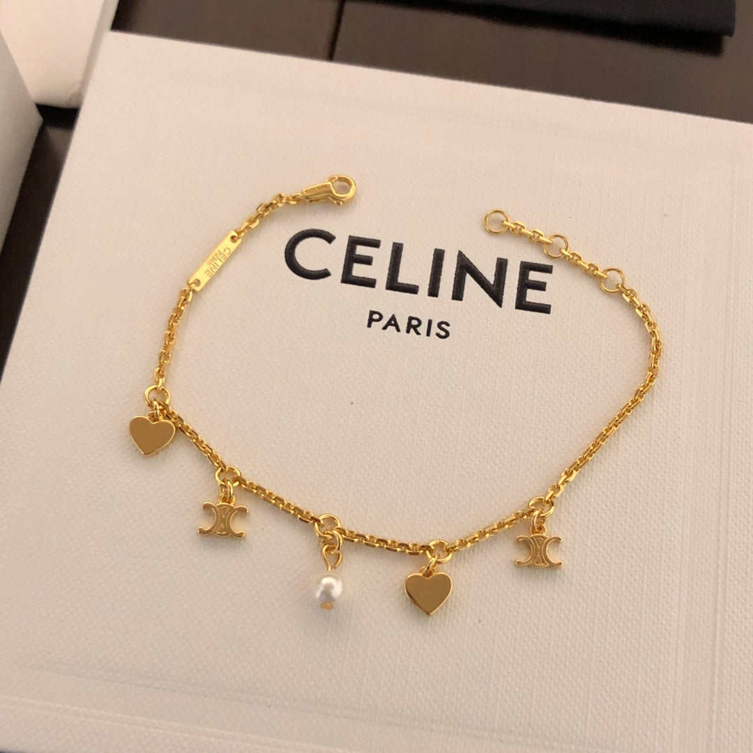 CELINE Pearl Triomphe Necklace