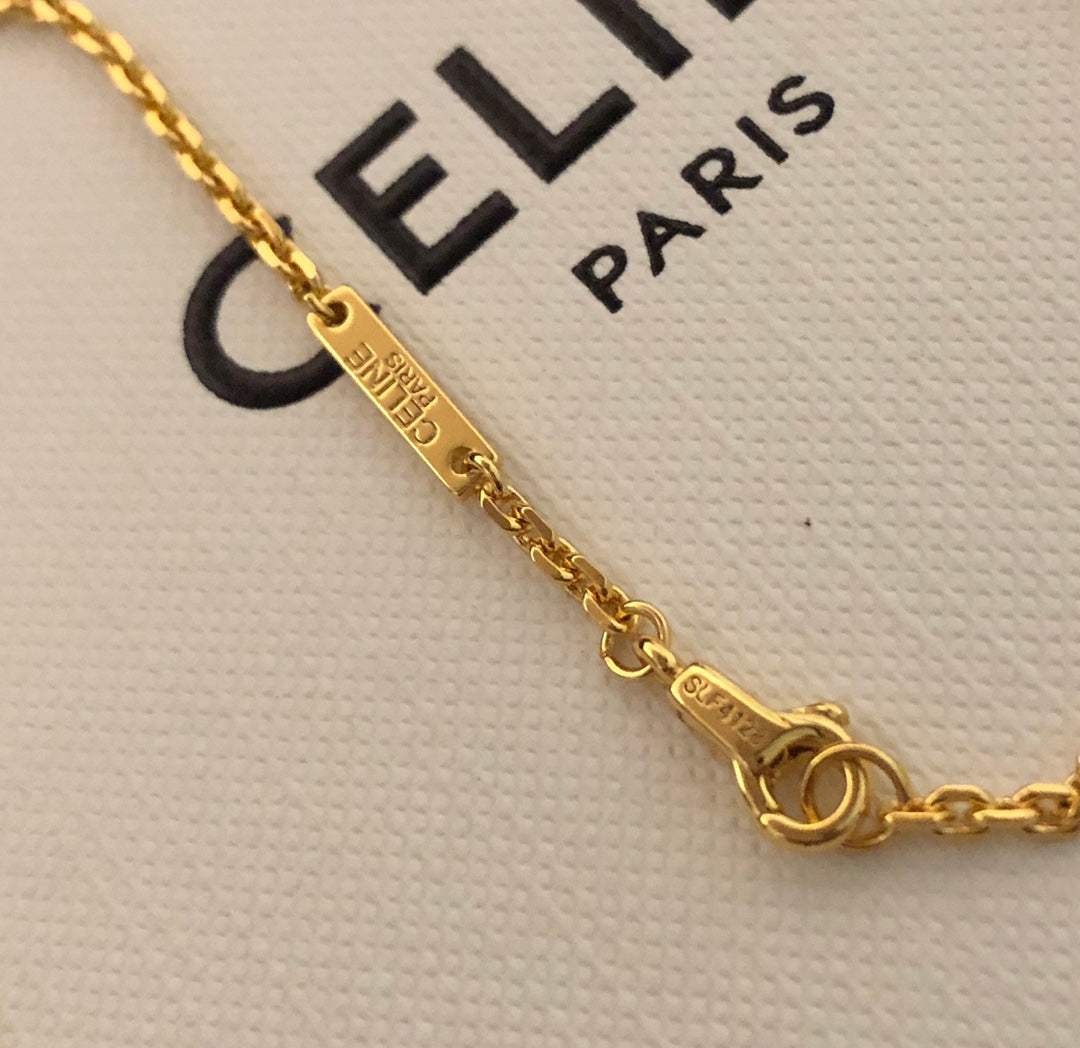 CELINE Pearl Triomphe Necklace