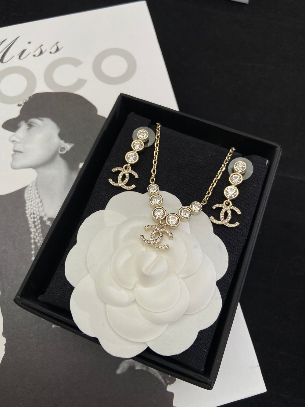 Chanel Crystal Earrings