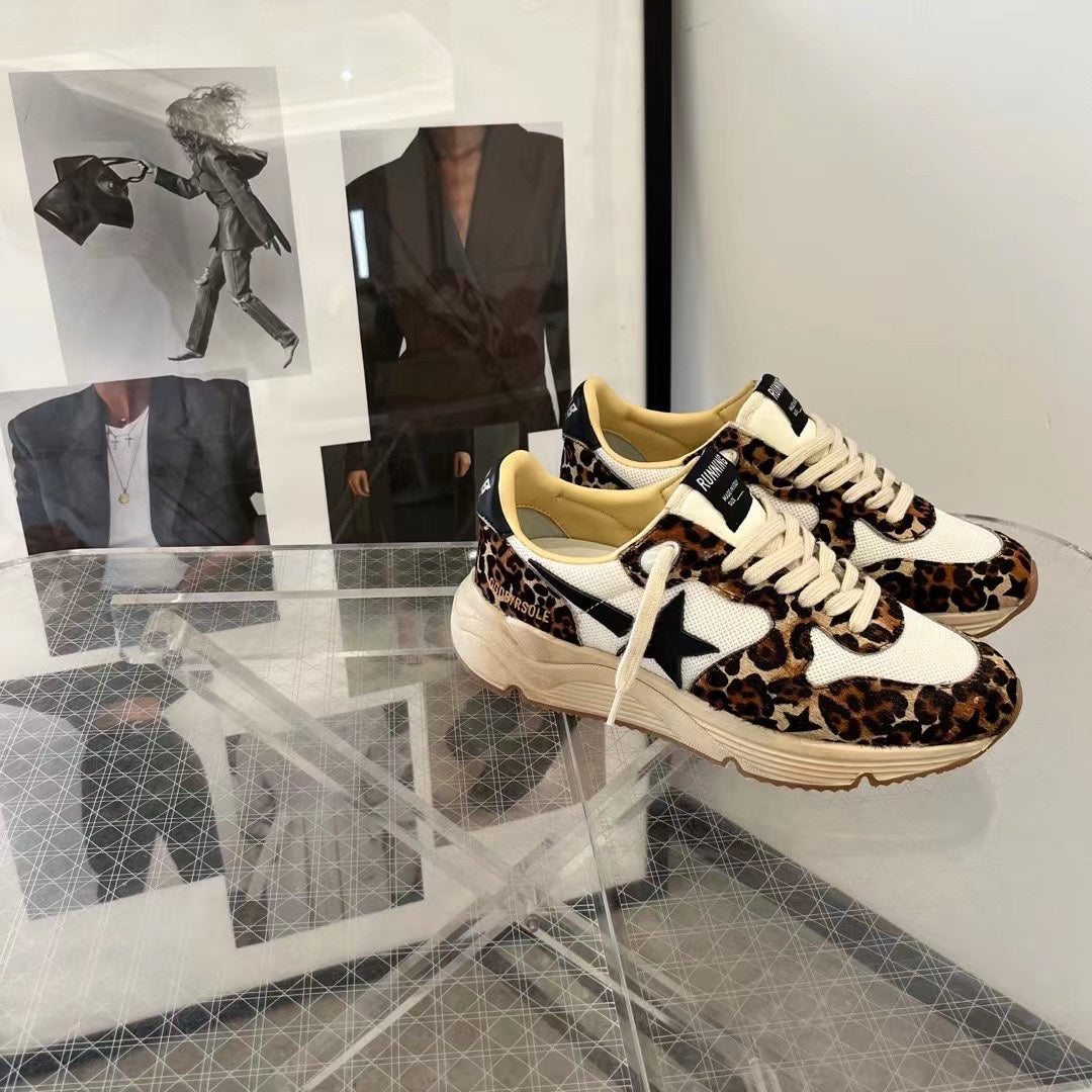 Golden Goose Vintage Distressed Sneakers #231