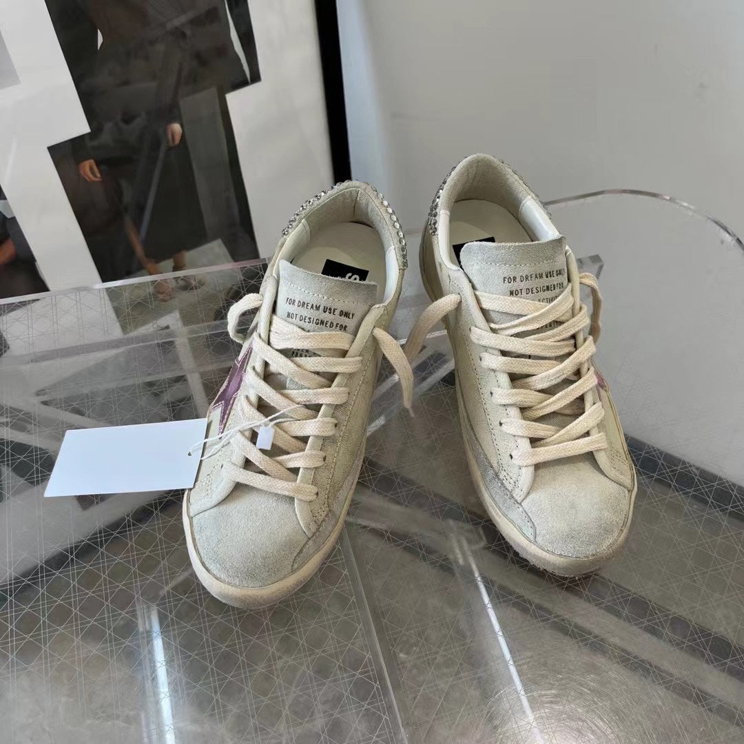 Golden Goose Vintage Distressed Sneakers #282