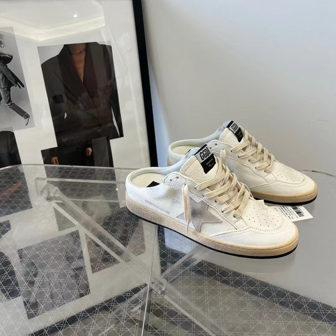 Golden Goose Vintage Distressed Sneakers #115