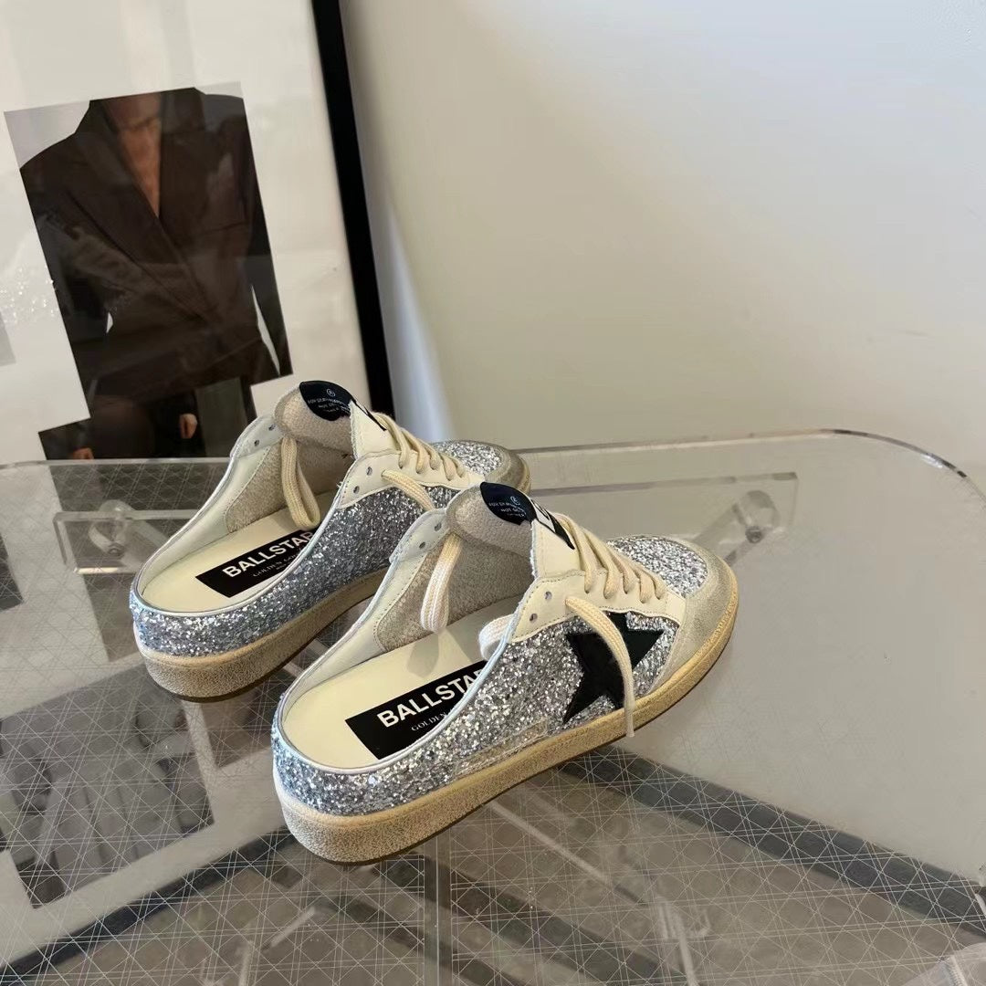 Golden Goose Vintage Distressed Sneakers #151
