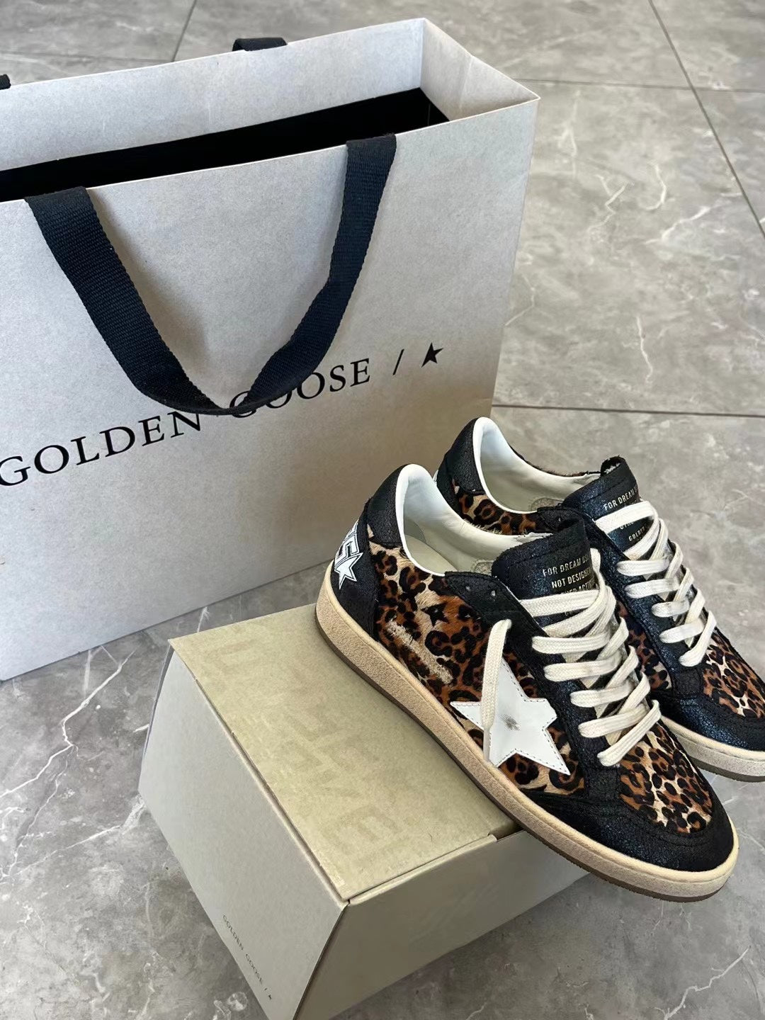 Golden Goose Vintage Distressed Sneakers #045