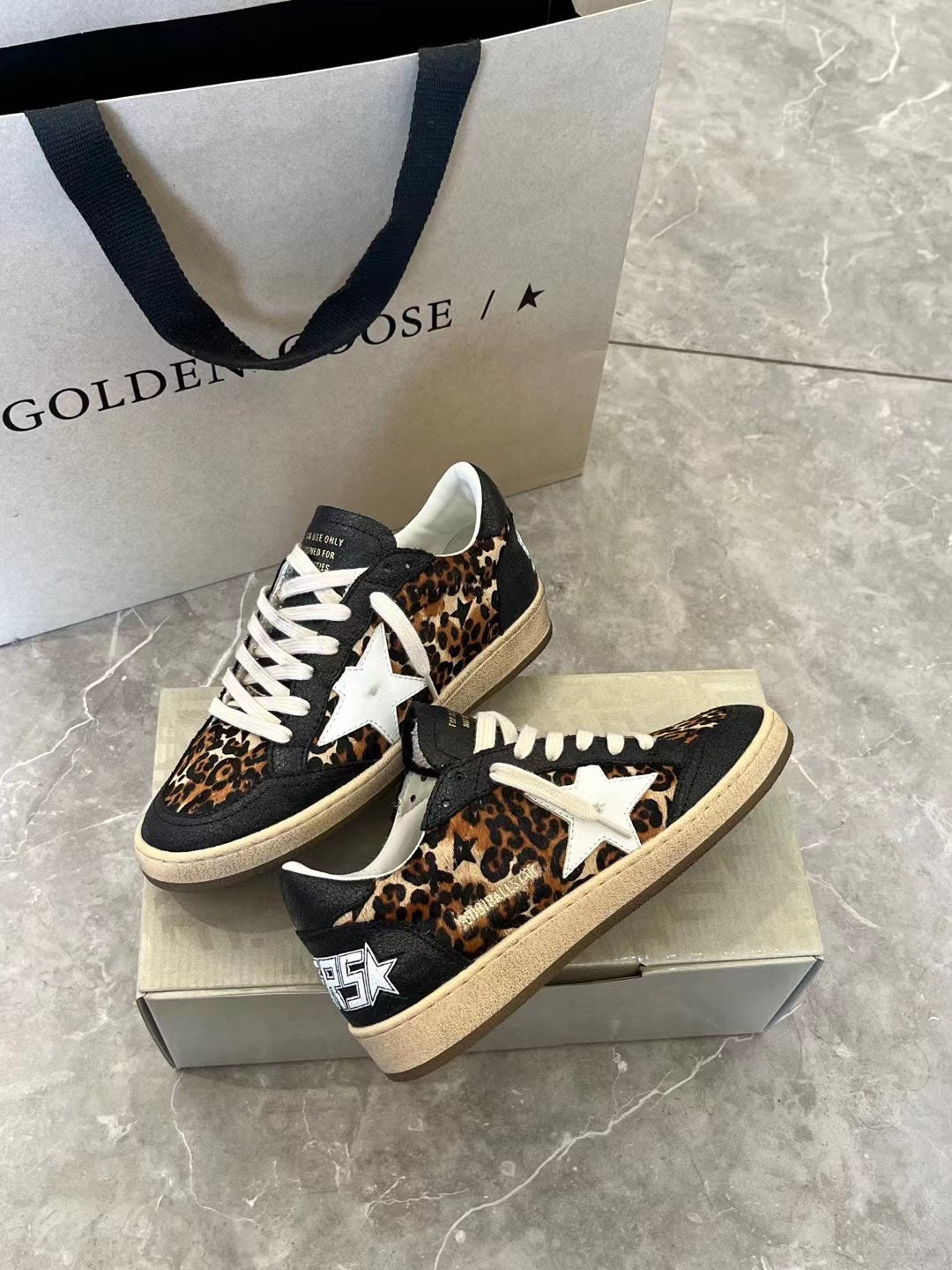 Golden Goose Vintage Distressed Sneakers #045