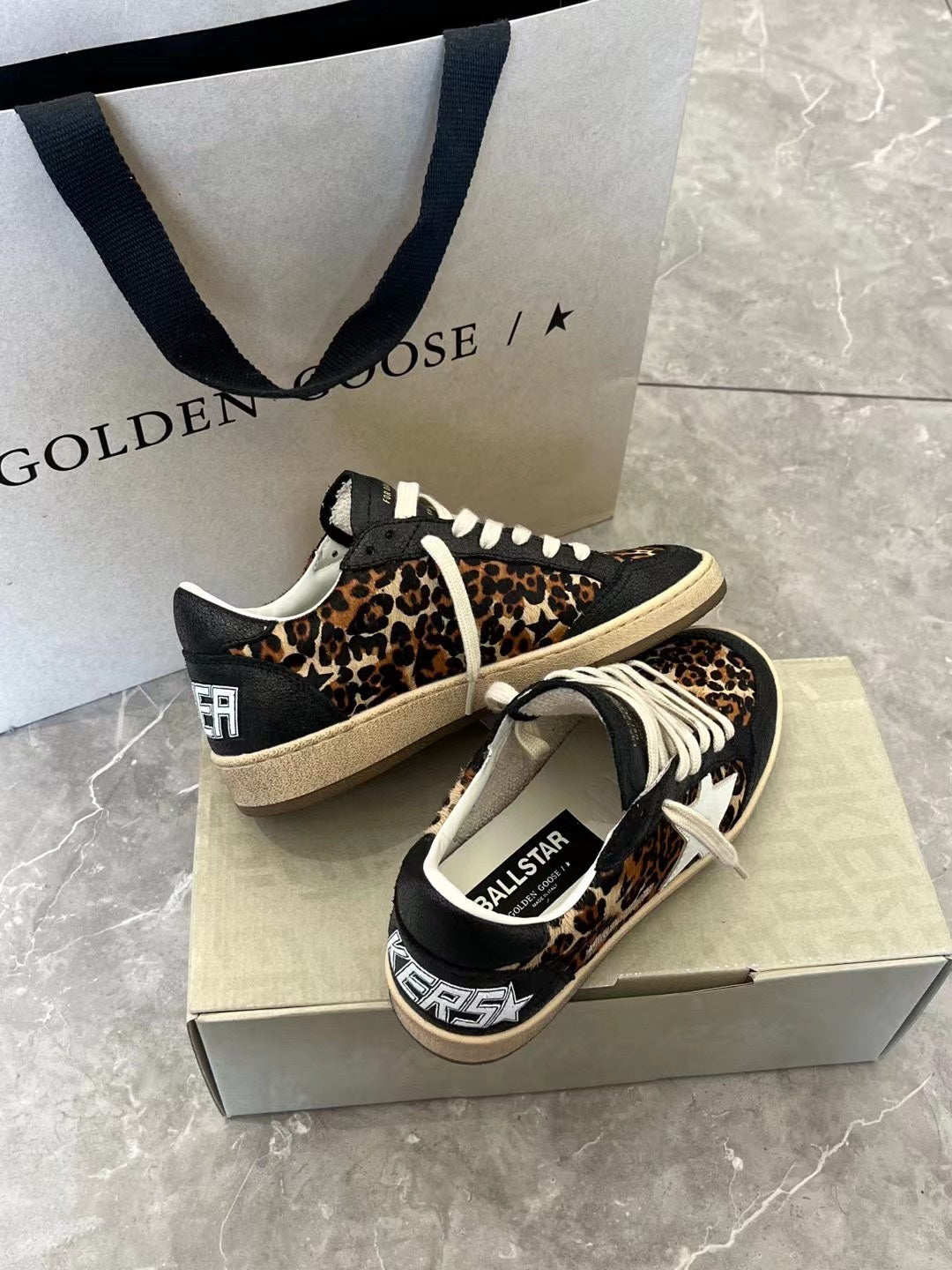 Golden Goose Vintage Distressed Sneakers #045