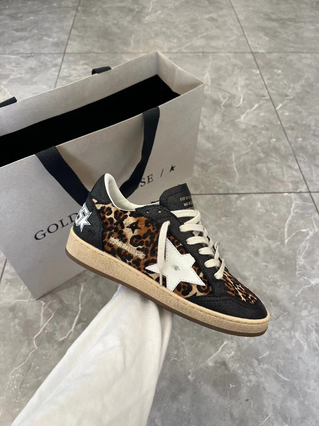 Golden Goose Vintage Distressed Sneakers #045
