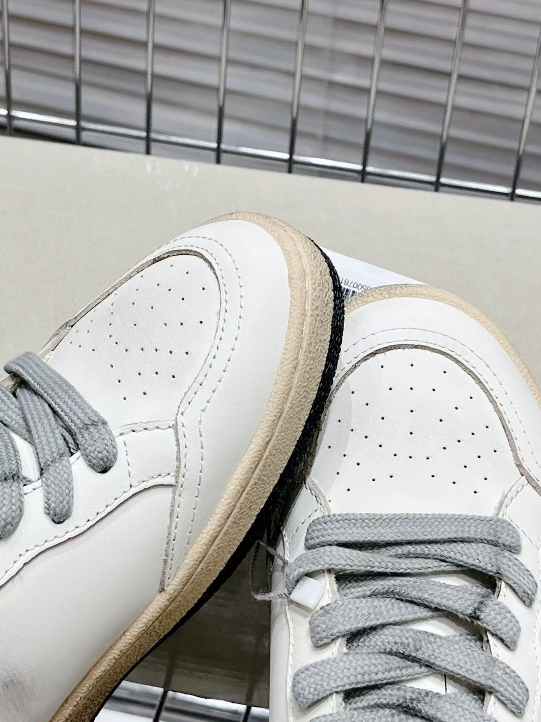 Golden Goose Vintage Distressed Sneakers #148