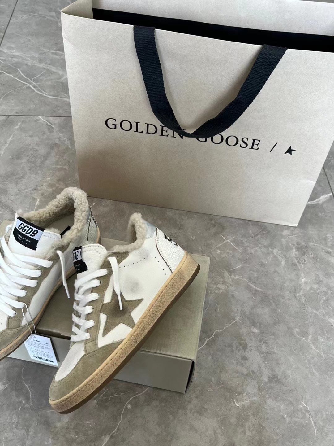 Golden Goose Vintage Distressed Sneakers #003