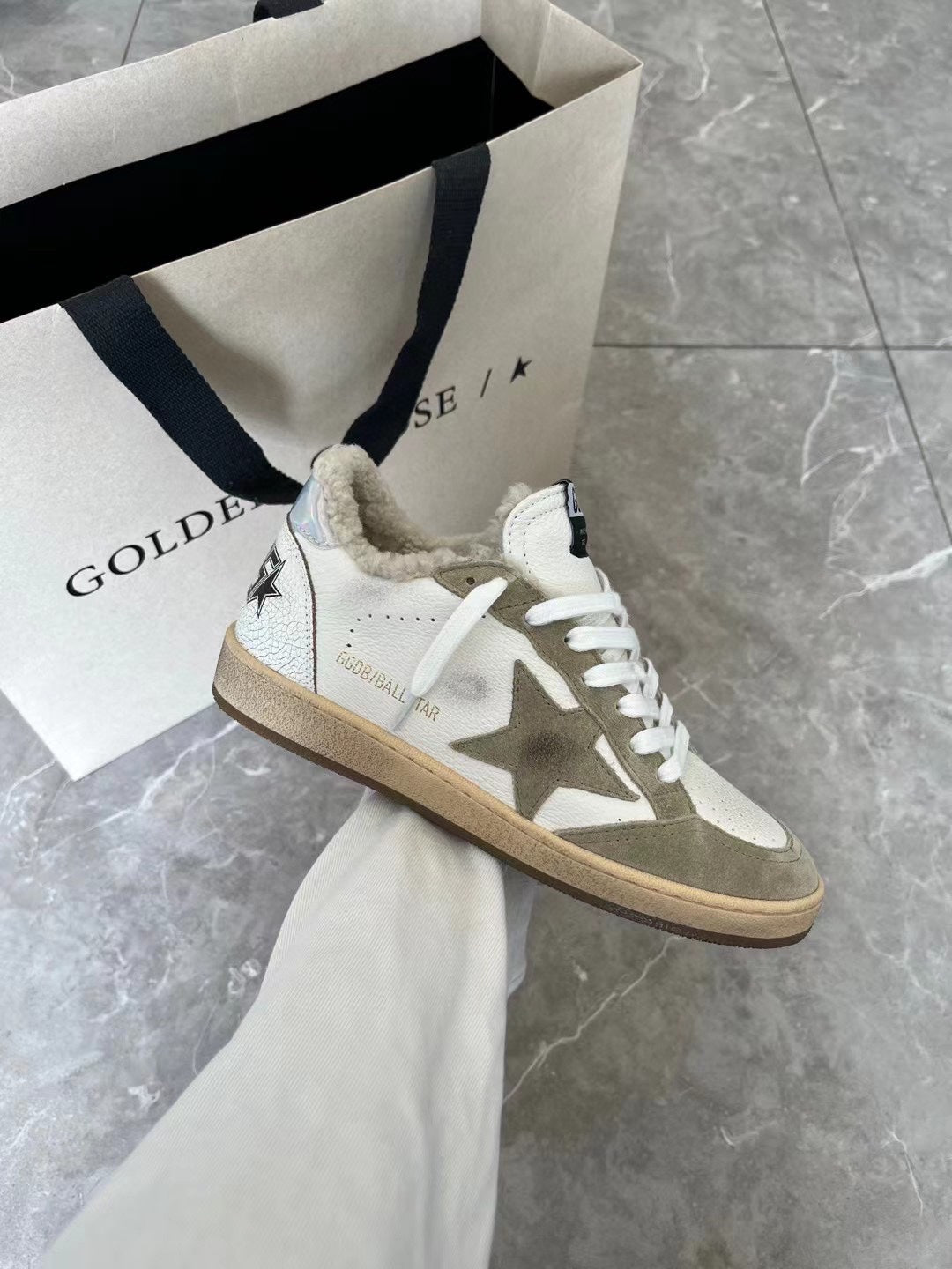 Golden Goose Vintage Distressed Sneakers #003