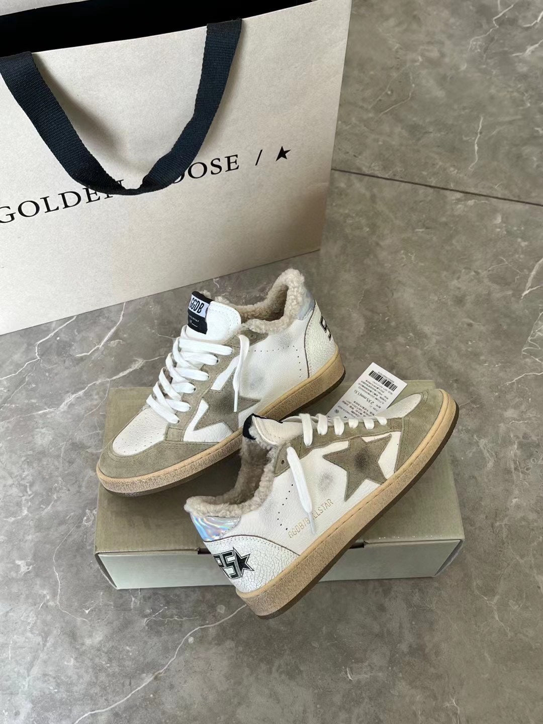 Golden Goose Vintage Distressed Sneakers #003