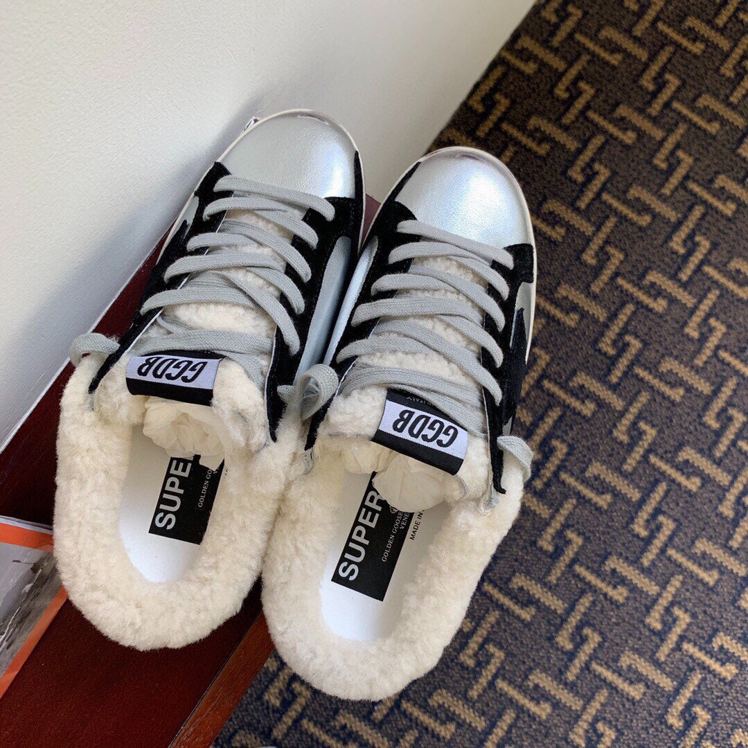 Golden Goose Vintage Distressed Sneakers #095