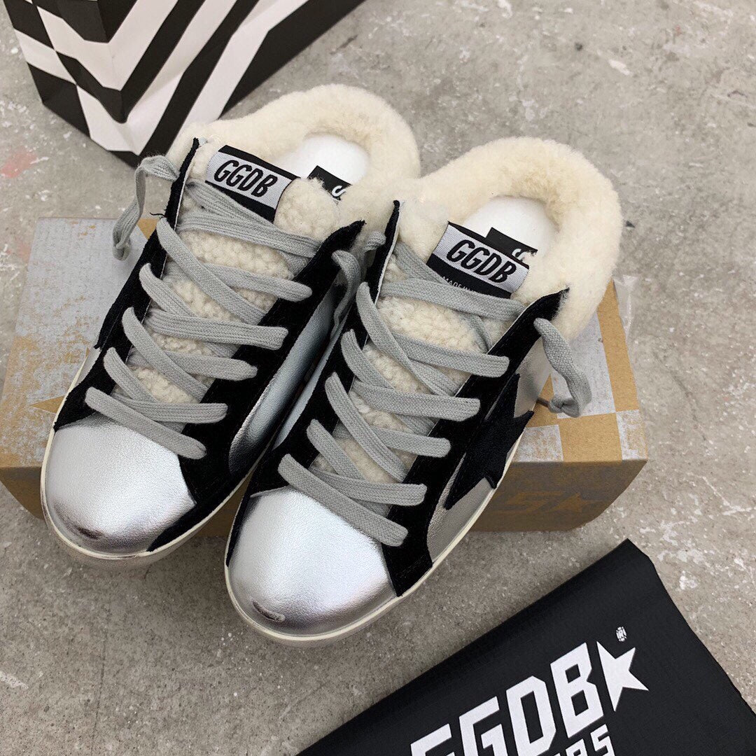 Golden Goose Vintage Distressed Sneakers #095