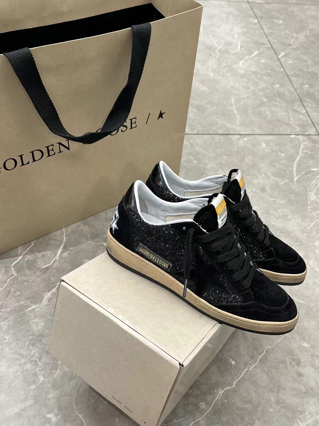 Golden Goose Vintage Distressed Sneakers #274