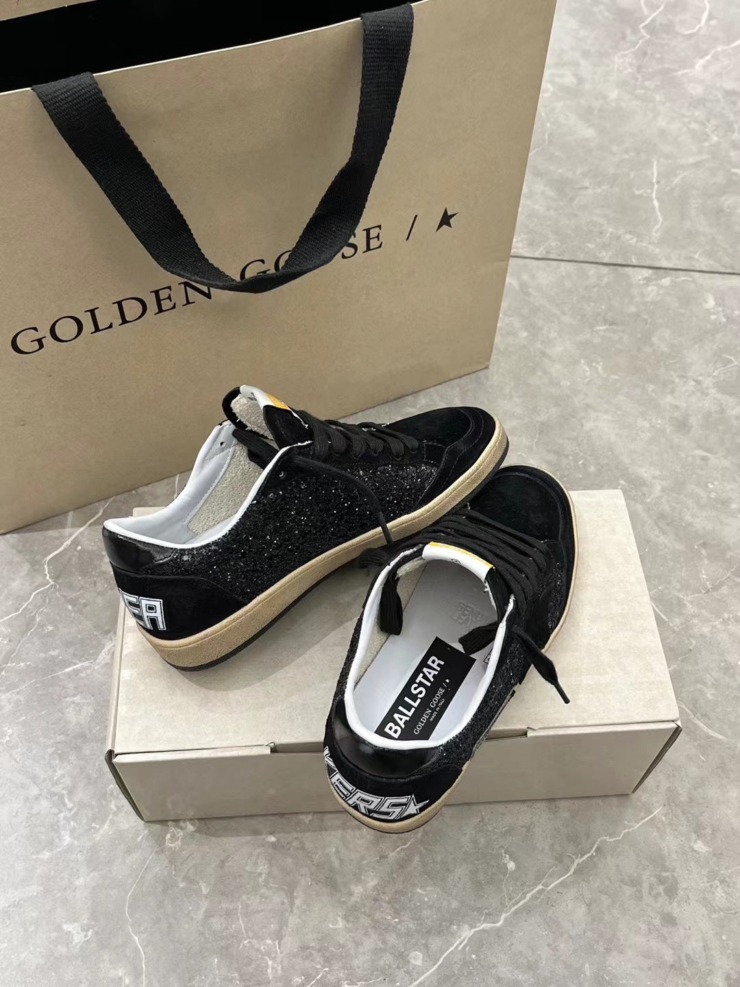 Golden Goose Vintage Distressed Sneakers #274