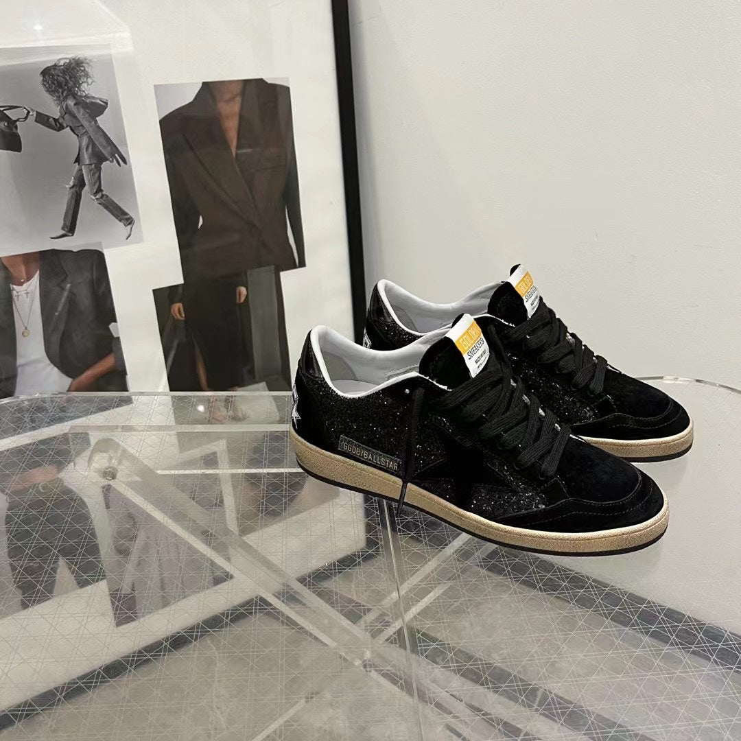 Golden Goose Vintage Distressed Sneakers #274