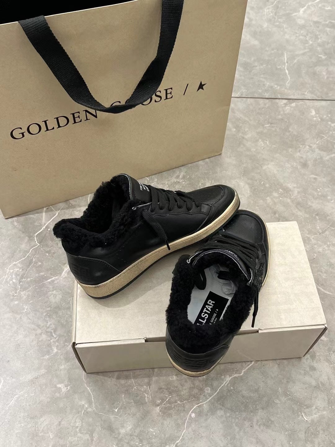 Golden Goose Vintage Distressed Sneakers #010