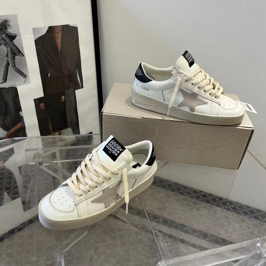 Golden Goose Vintage Distressed Sneakers #144