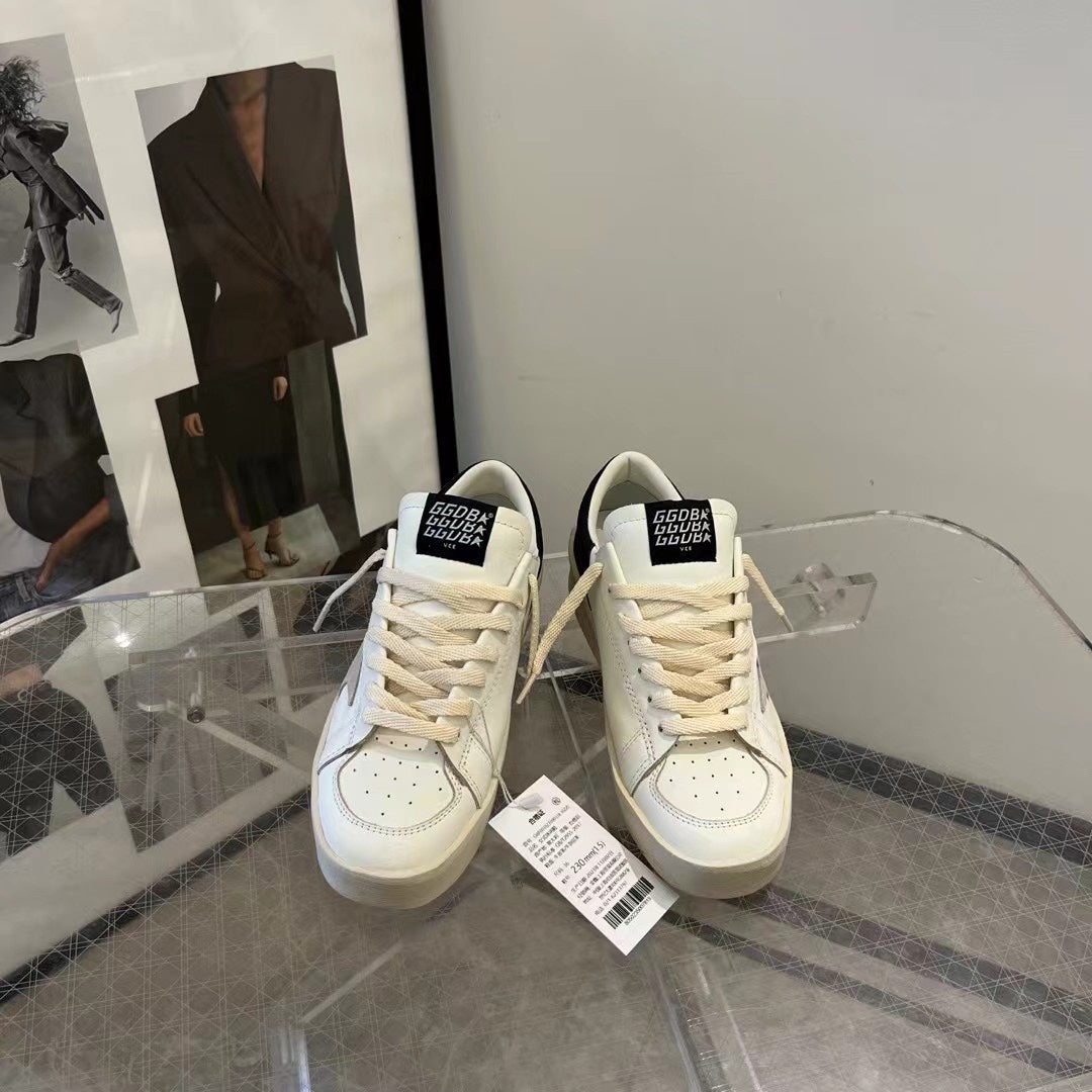 Golden Goose Vintage Distressed Sneakers #144