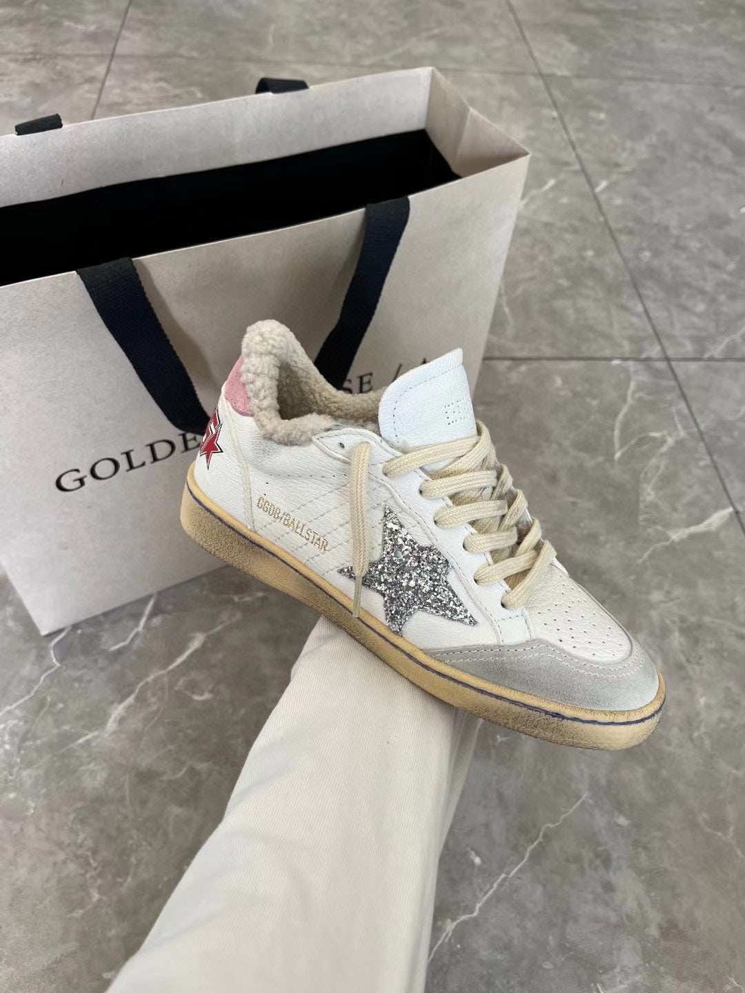 Golden Goose Vintage Distressed Sneakers #002